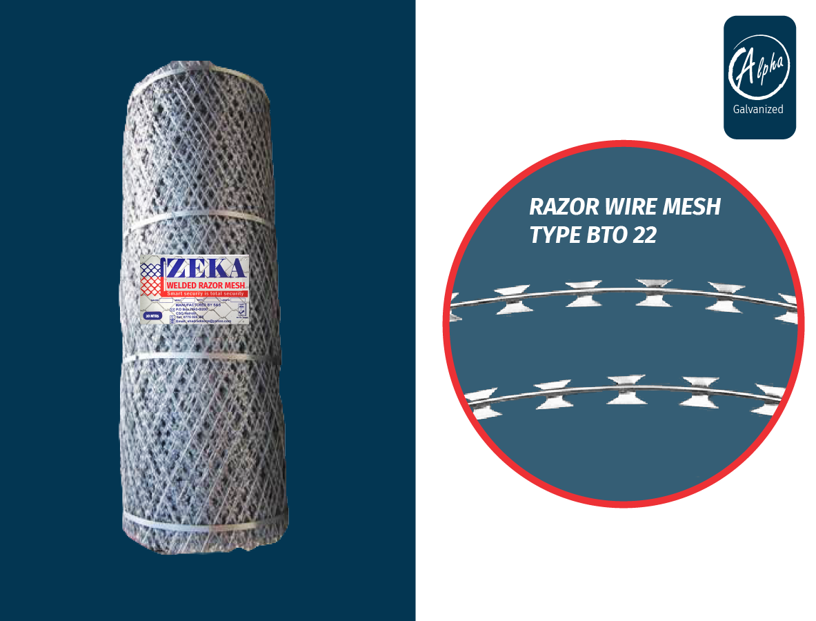 Welded razor mesh 15Mtrs BTO 22