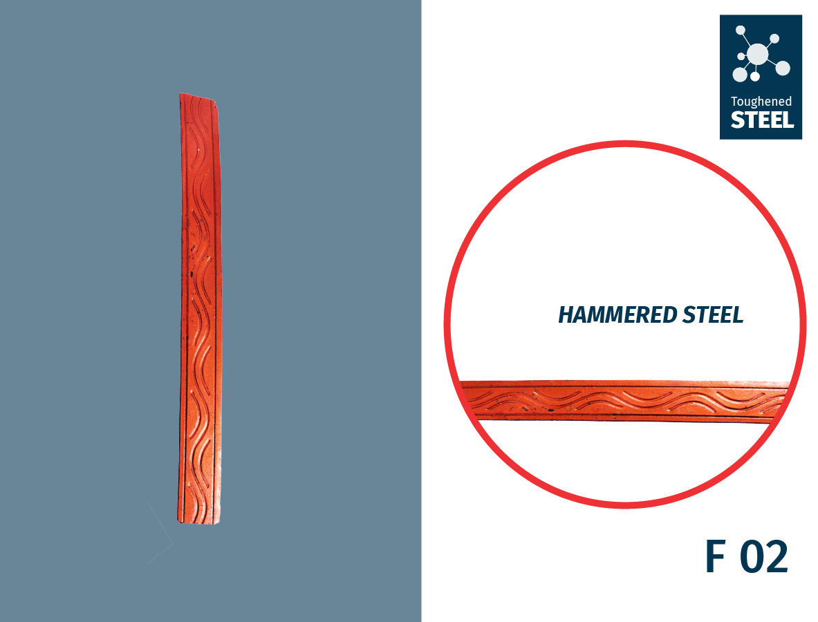 Wrought iron F 02 Flat bar